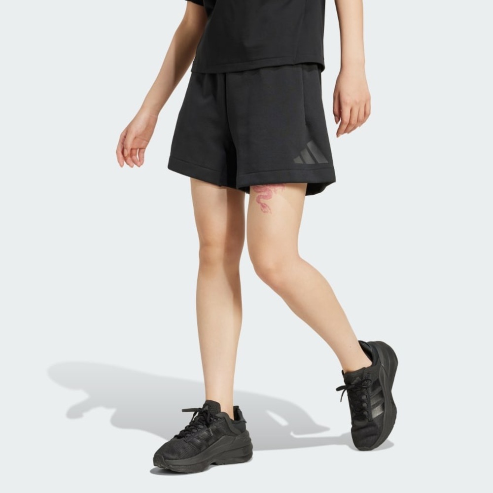 NWT- Adidas Z.N.E. Shorts Women's Large Black JE7845 Athleisure